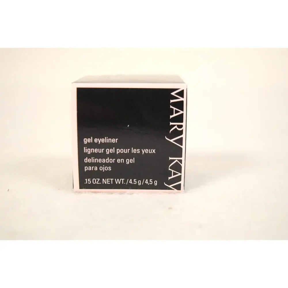 Mary Kay Jet Black #085705 Gel Eyeliner & Applicator .15 oz New in Box NIB
